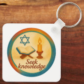 Vierkante Sleutelhanger – duurzaam en dubbelzijdig (Achterkant)