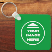 Vierkante Sleutelhanger - gepersonaliseerd - Afbee (Voorkant)