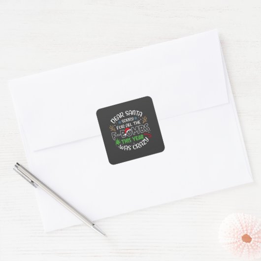 VIERKANTE STICKER (Envelop)