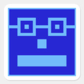 vierkante Sticker (Voorkant)