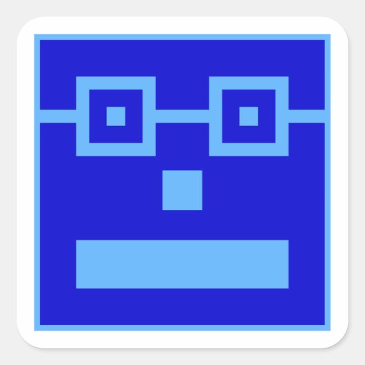 vierkante Sticker (Voorkant)