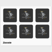 Vierkante sticker (Vel)
