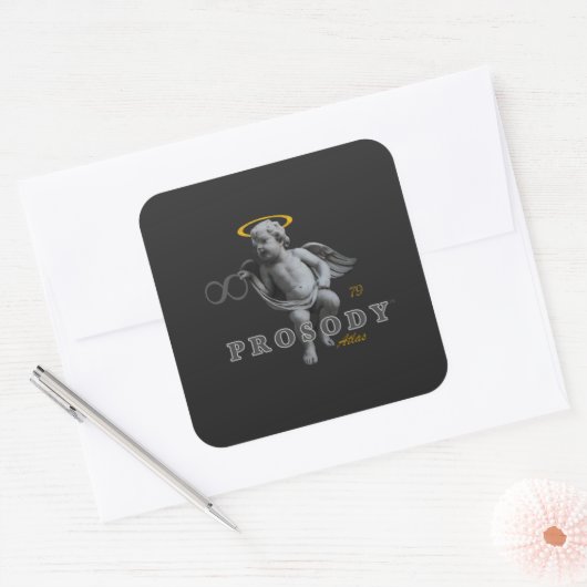 Vierkante sticker (Envelop)