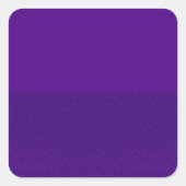 Vierkante sticker met paarse glitters onderkant –  (Voorkant)