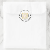 Vierkante Sticker QR-codetool voorverkopen (Tas)