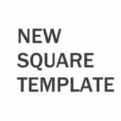 Vierkante Sticker Sjabloon (Voorkant)