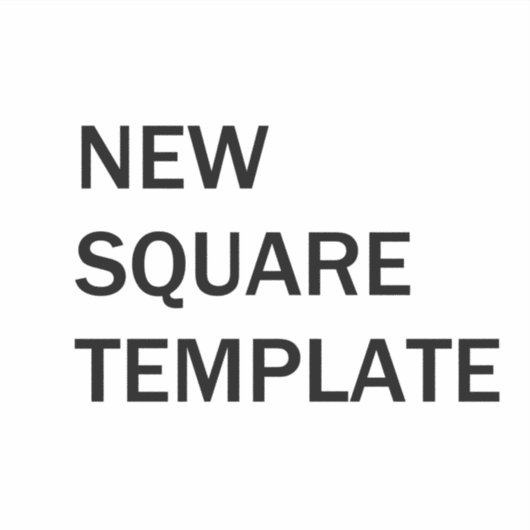 Vierkante Sticker Sjabloon (Voorkant)