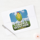 Vierkante Stickers (20/pg) - The Cornfield Resista (Envelop)