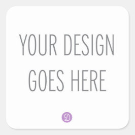 Vierkante Stickers Afdrukken (1.5" of 3")