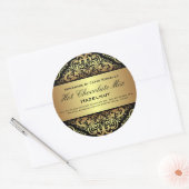 Vierkante stickers, glanzend, groot, 3 inch (vel 6 ronde sticker (Envelop)