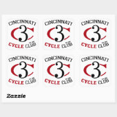Vierkante Stickers met Volledige CCC Logo (Vel)