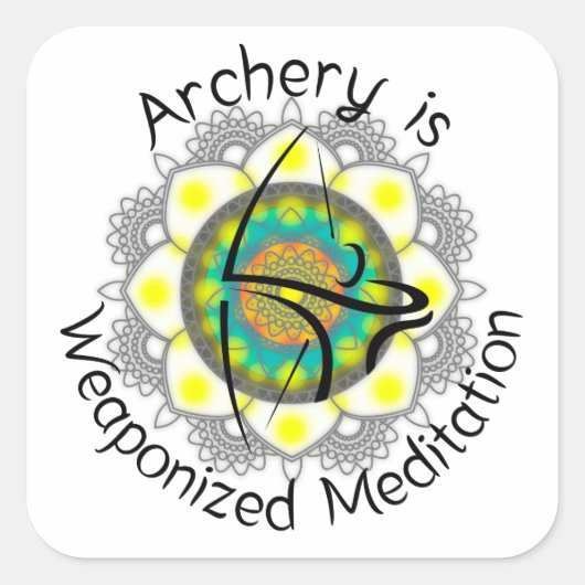 Vierkante stickers voor boog hoesjes (Voorkant)