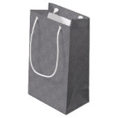 Vierkante stijl klein cadeauzakje (Achterkant Gekanteld)