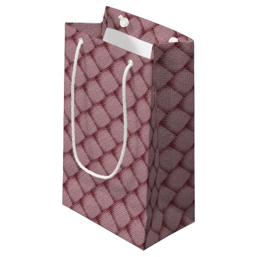 Vierkante stijl klein cadeauzakje (Voorkant Gekanteld)
