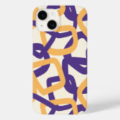 Vierkante Tangle Moderne Pop Case-Mate iPhone Case (Achterkant)