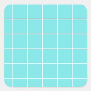 Vierkante Tegel als Check Pattern Sticker