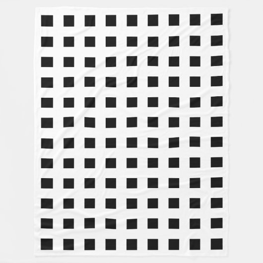 Vierkante Tegels Design op fleece deken (Voorkant)