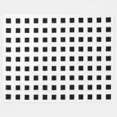 Vierkante Tegels Design op fleece deken (Voorkant (Horizontaal))