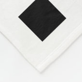 Vierkante Tegels Design op fleece deken (Hoek)