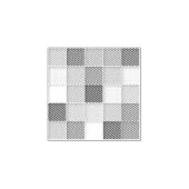 Vierkante Tegels Rubberstempel (Afrduk)