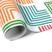 Vierkante threads cadeaupapier (Rol Hoek)