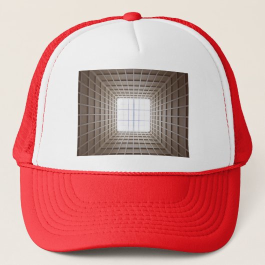 vierkante tunnel trucker pet (Voorkant)
