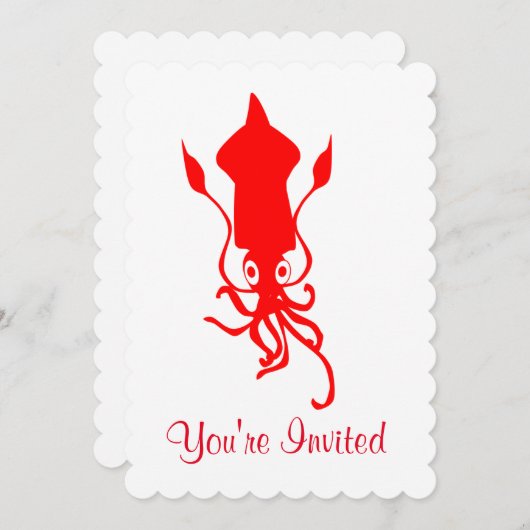 Vierkante uitnodiging (Voorkant / Achterkant)