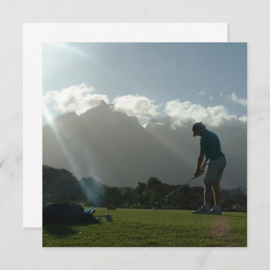 Vierkante uitnodiging - Gepersonaliseerd (Voorkant / Achterkant)