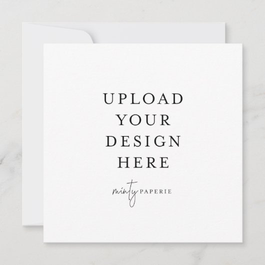 Vierkante uitnodiging van 5,25 x 5,25 inch (Voorkant)