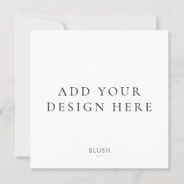 Vierkante uitnodigingskaart afdrukken kaart