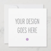 Vierkante uitnodigingsprint (5,25x5,25) kaart (Voorkant)