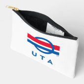 Vierkante UTA Logo Accessoiretas Etui (Open)