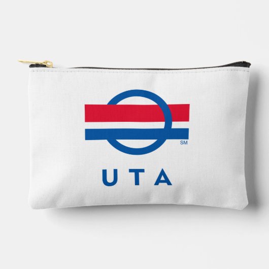 Vierkante UTA Logo Accessoiretas Etui (Voorkant)