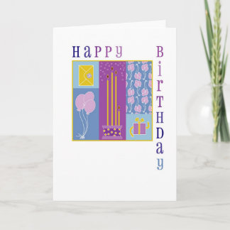 vierkante verjaardagskaart 2004 kaart