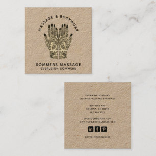 VIERKANTE VISITEKAARTJE