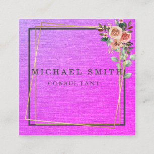  VIERKANTE VISITEKAARTJE