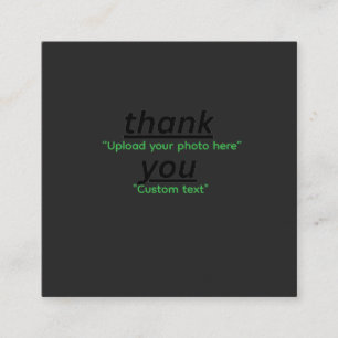  VIERKANTE VISITEKAARTJE