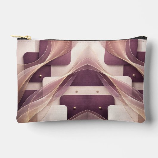 Vierkante vormen AI-kunst Etui (Voorkant)