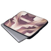 Vierkante vormen AI-kunst Laptop Sleeve (Voorkant onderkant)