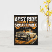 Vierkante vrachtwagen  kaart (Gele Bloem)