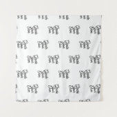 Vierkante wandtapijt wandkleed (Voorkant (horizontaal))