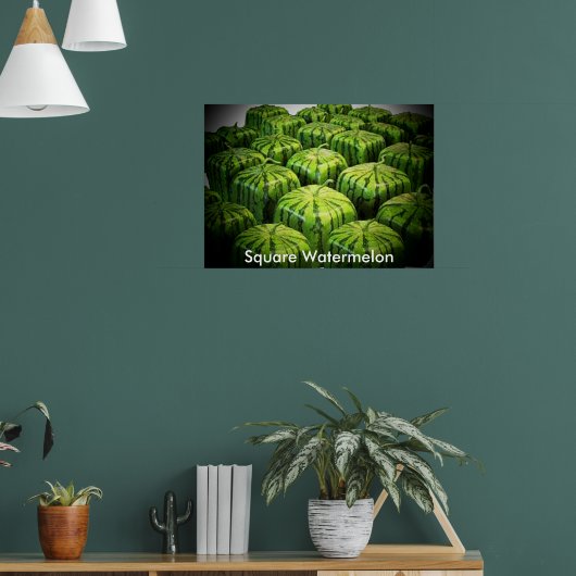 Vierkante Watermeloen Print (Woonkamer 1)