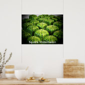 Vierkante Watermeloen Print (Keuken)