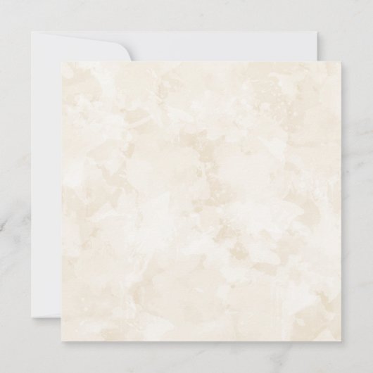 Vierkante Waterverf Bloem Wreath College Graduatie Kaart (Achterkant)