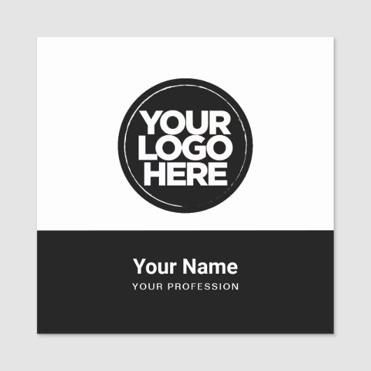 Vierkante Werknemer Pin Naam Tag of Magnetisch met (Voorkant)