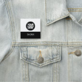 Vierkante Werknemer Pin Naam Tag of Magnetisch met (In situ)