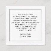 Vierkante Wishing Well Kaart Enclosures Neutrale k (Voorkant)