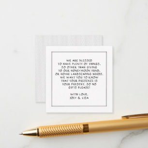 Vierkante Wishing Well Kaart Enclosures Neutrale k