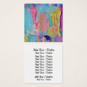 Vierkante zaken, Gift, Kunst, Bericht Kaarten & me Vierkante Visitekaartjes (Voorkant /achterkant)