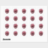 Vierkante Zilveren Vierkante Sticker (Vel)